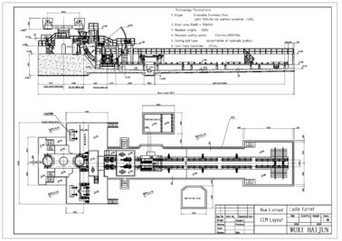 R4M 2S Continuous Casting Machine of Steel Billets with ISO Certification